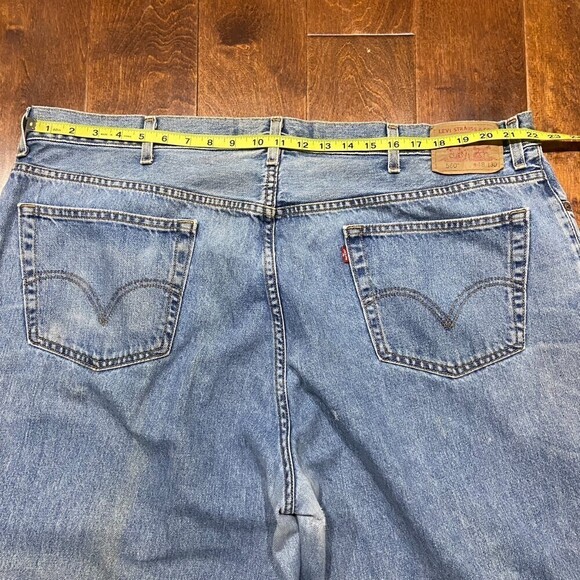 Levi's 560 Loose Fit Relaxed Baggy 2003 Vintage Denim Jeans Men's Size 48 x 30 - Picture 5 of 9